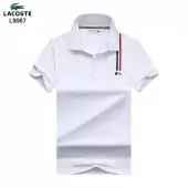 best lacoste t-shirt cheap left flag white